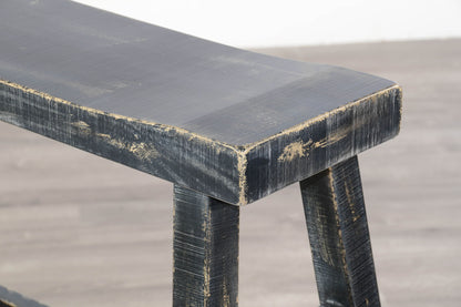 Marina - Bench With Wood Seat