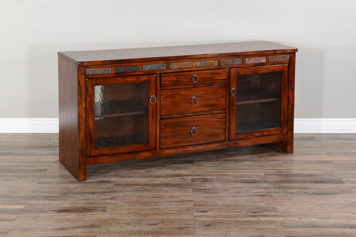 Santa Fe - 60" TV Console - Dark Chocolate