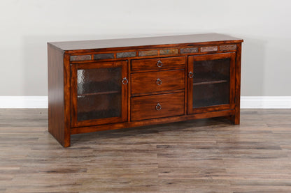 Santa Fe - 60" TV Console - Dark Chocolate