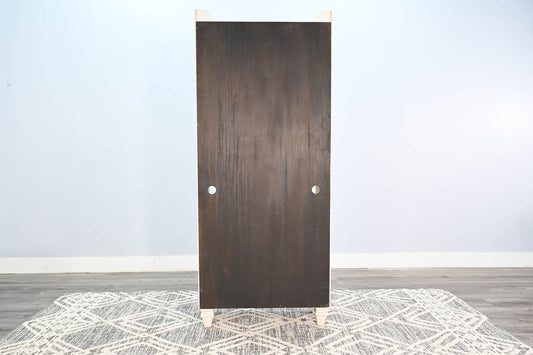 Pasadena - Bookcase Open - Buckskin / Marble White