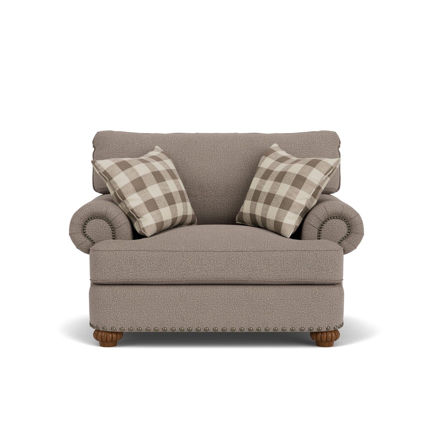 Patterson - Fabric Chair, Nailhead Trim