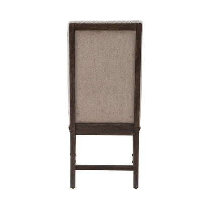 Paradise Valley - Upholstered Side Chair - Saddle Brown