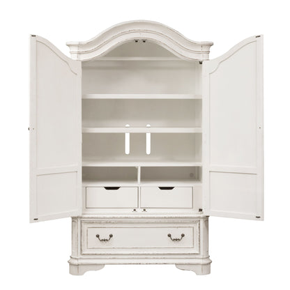 Magnolia Manor - Armoire - Antique White