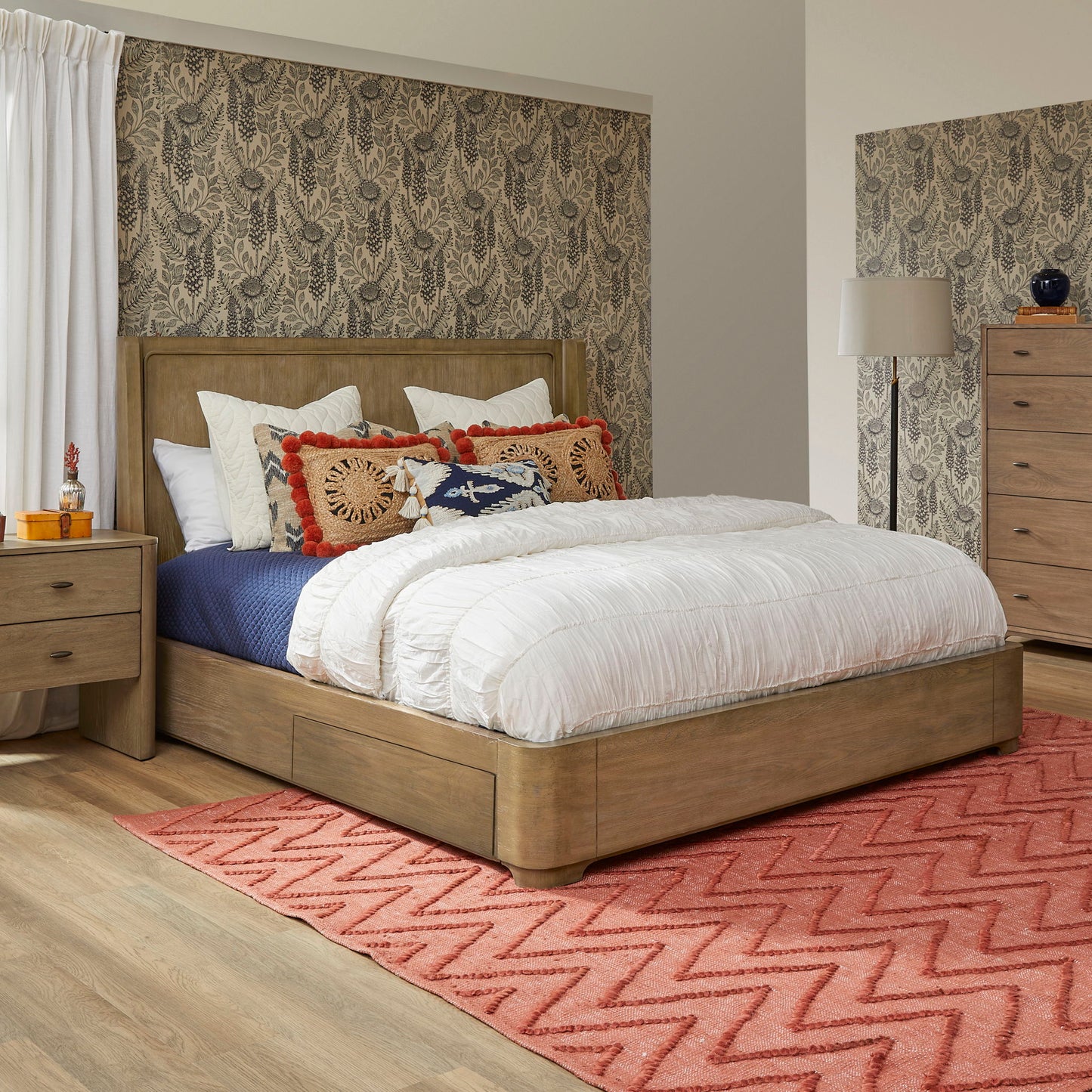 Normandy - Panel Storage Bed