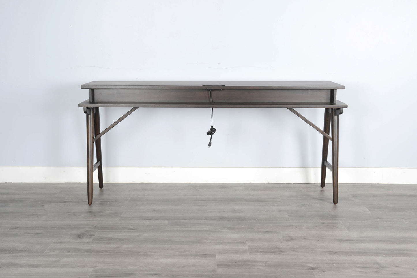 Americana - Console Table With USB Power Pack - Dark Brown