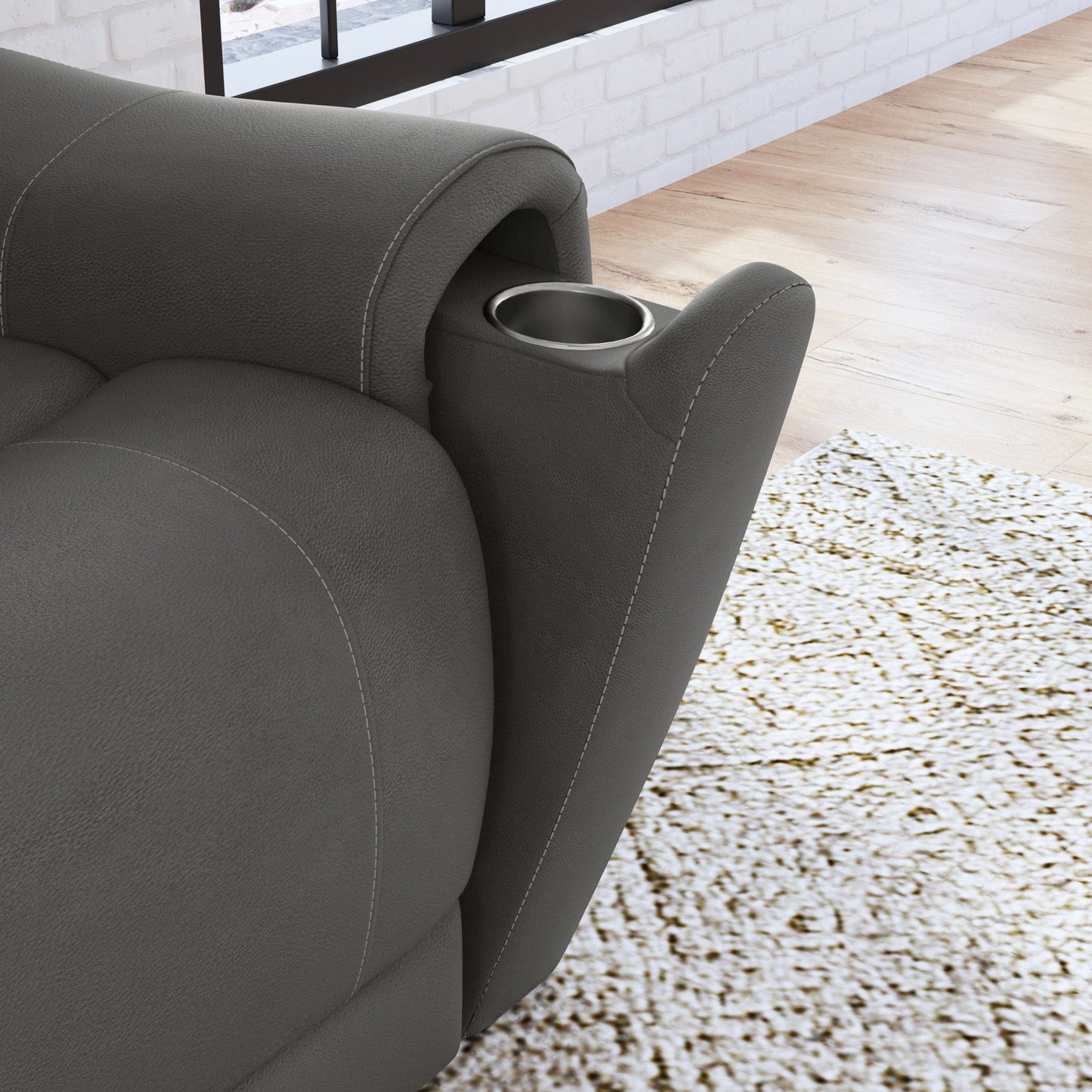 Carter - Power Reclining Sofa With Console & Power Headrests & Lumbar