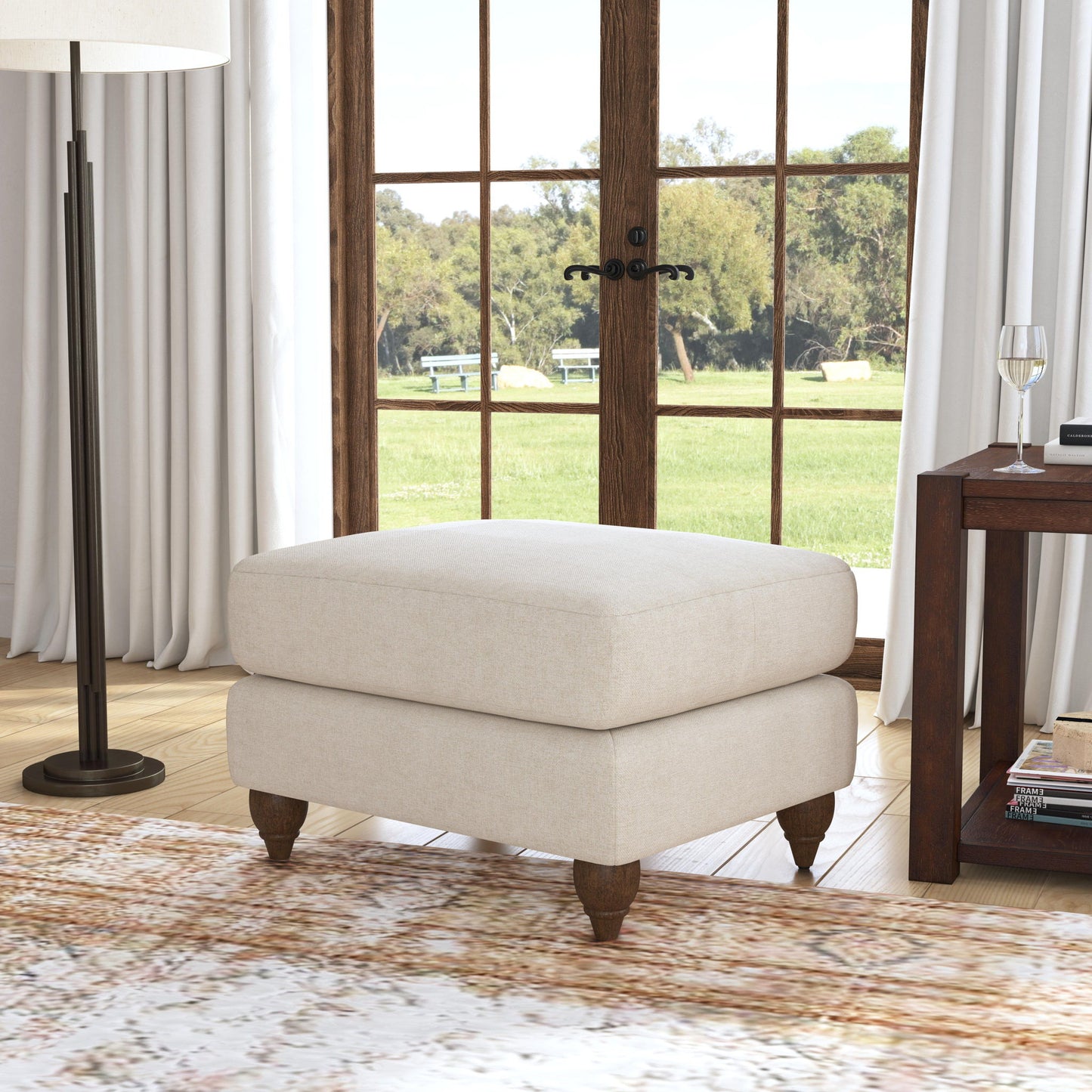 Stella - Fabric Ottoman
