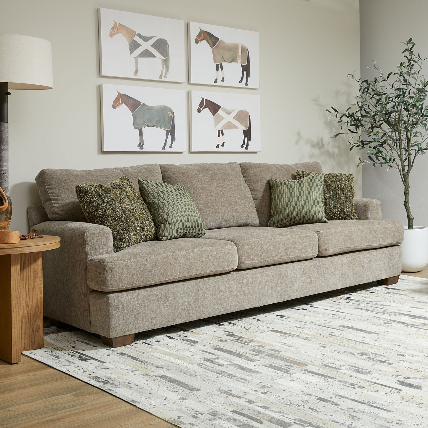 Olivia - Fabric Stationary Sofa