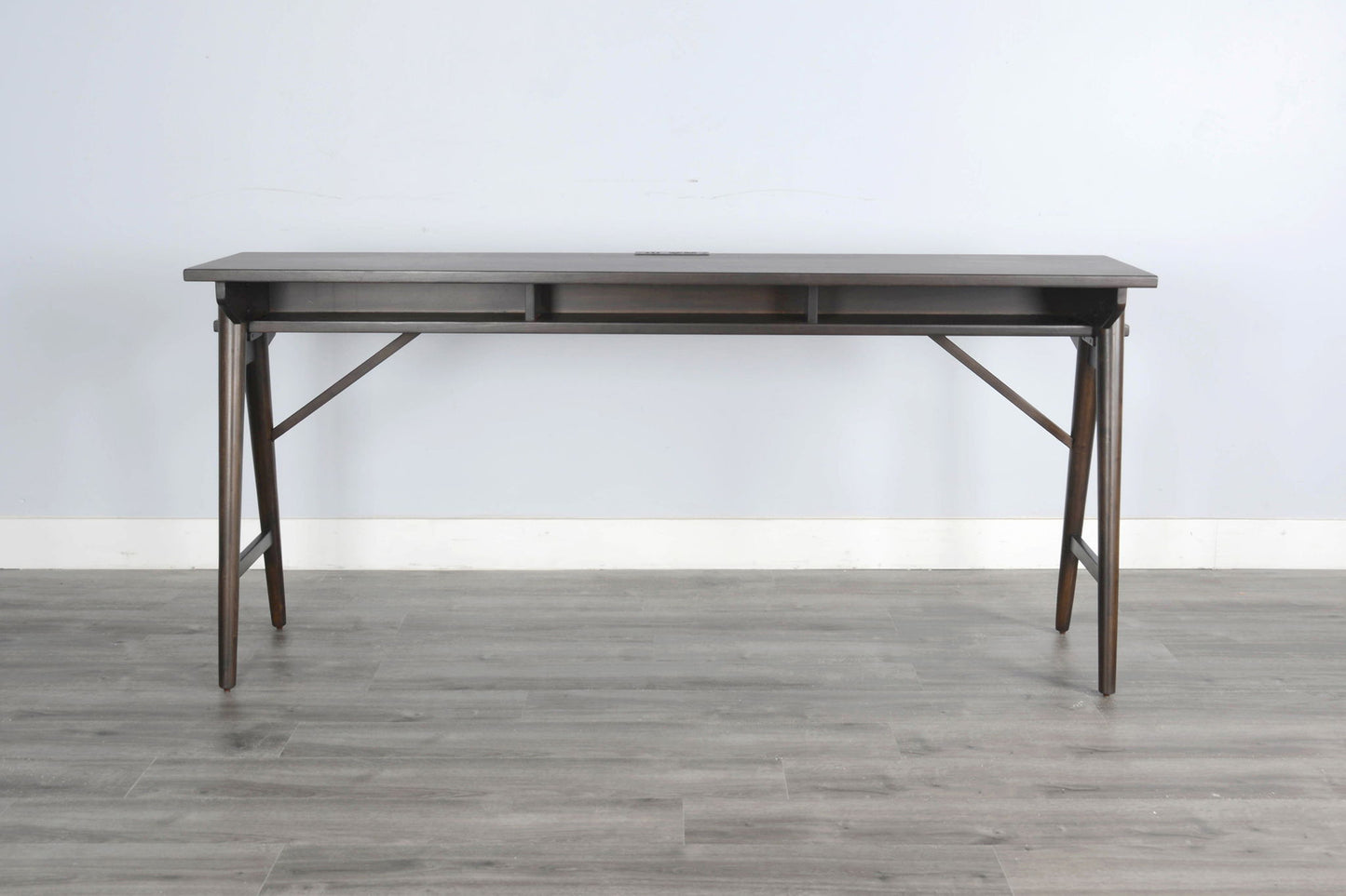 Americana - Console Table With USB Power Pack - Dark Brown