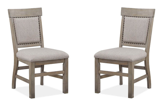 Tinley Park - Dining Side Chair With Upholstered Seat & Back (Set of 2) - Dove Tail Gray