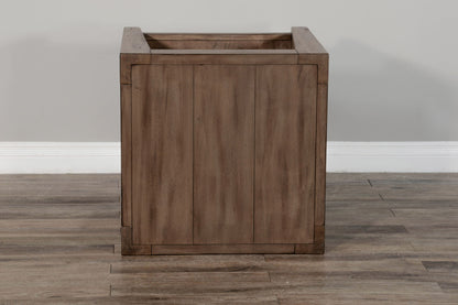 Doe Valley - Mahogany Wood Coffee Table With Casters