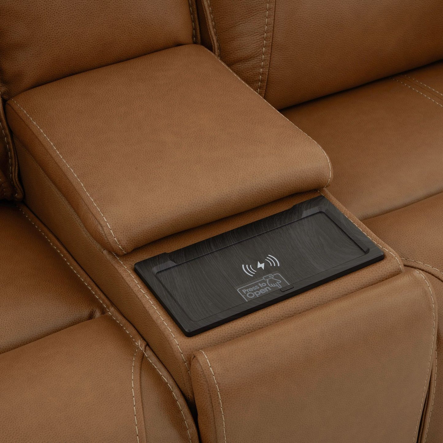 Callihan - Loveseat With Console P3 & ZW - York Butternut