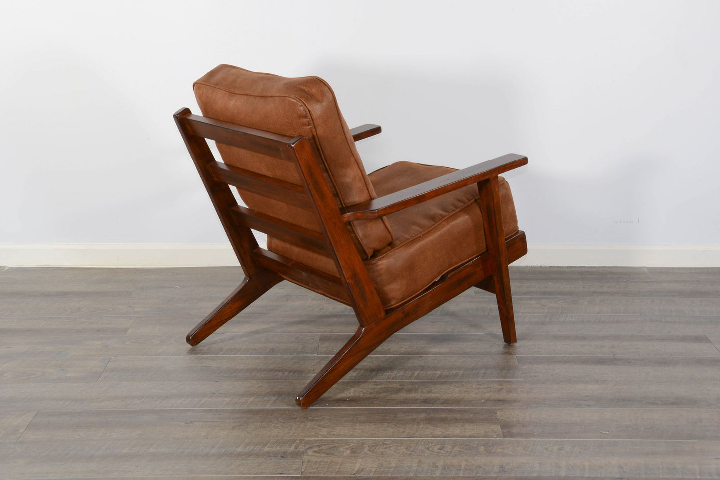 Santa Fe - Mahogany Accent Chair With Cushions - Dark Chocolate