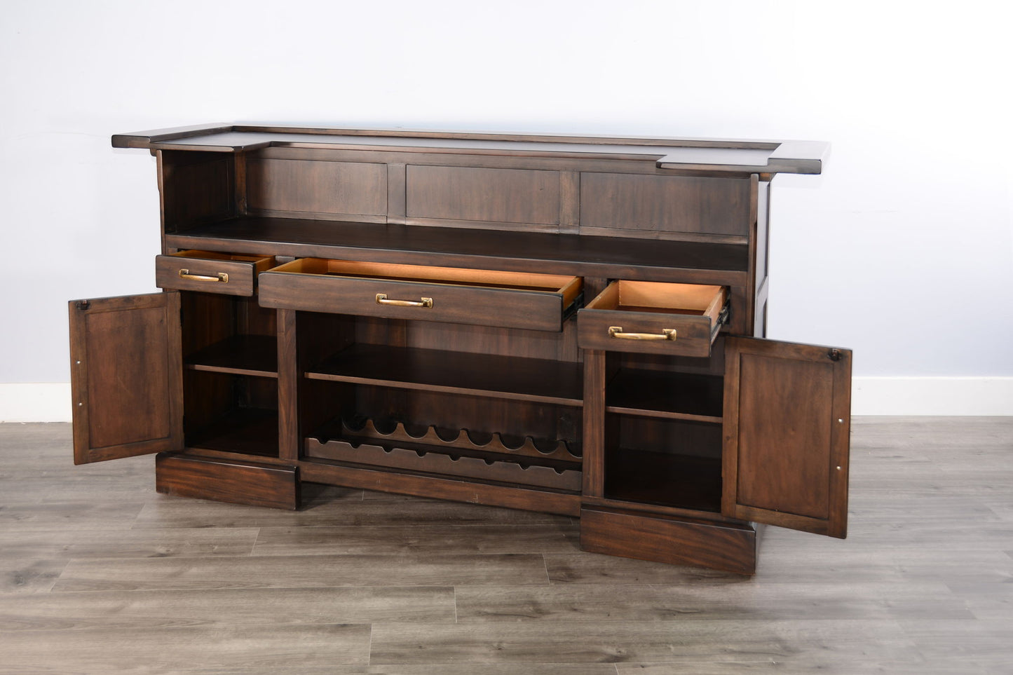 Wood Home Bar - Coffee Bean