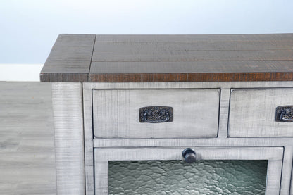 Homestead Hills - Wood Server - Tobacco Leaf / Alpine Gray