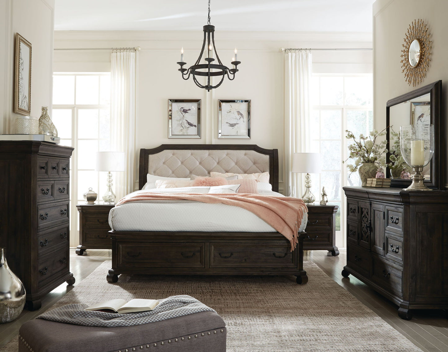Bellamy - Drawer Nightstand - Peppercorn