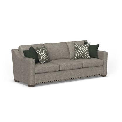 Milo - Fabric Sofa With Nailhead Trim