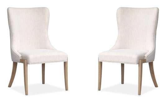 Sunset Cove - Upholstered Host Chair (Set of 2) - Sanibel Brown
