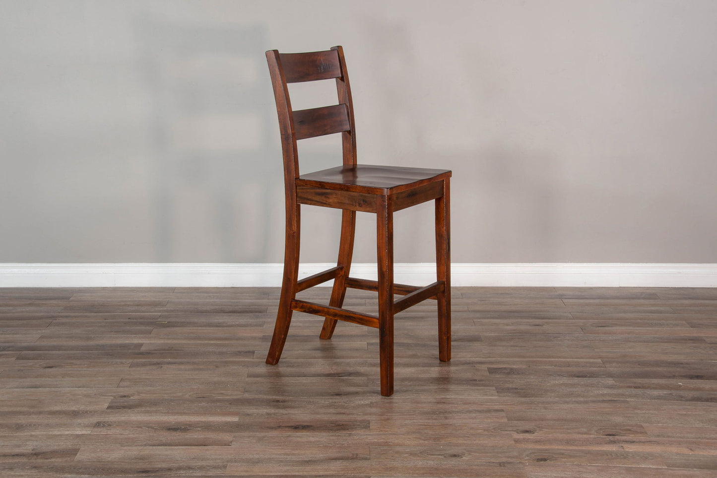 Tuscany - 40" Ladderback Chair With Wood Seat (Set of 2) - Vintage Mocha