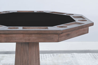 Doe Valley - Reversible Game And Dining Poker Table - Buckskin