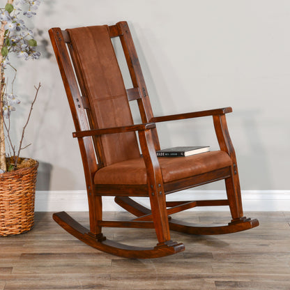 Santa Fe - Rocker, Cushion Seat & Back - Dark Chocolate