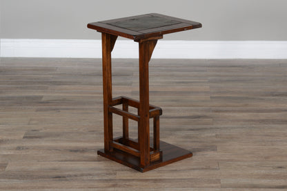 Santa Fe - Savannah 12.5" Traditional Wood Table - Dark Chocolate