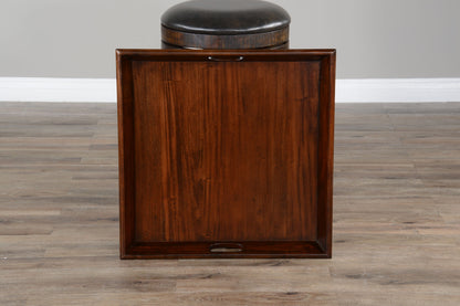 Santa Fe - Ottoman Tray - Dark Chocolate