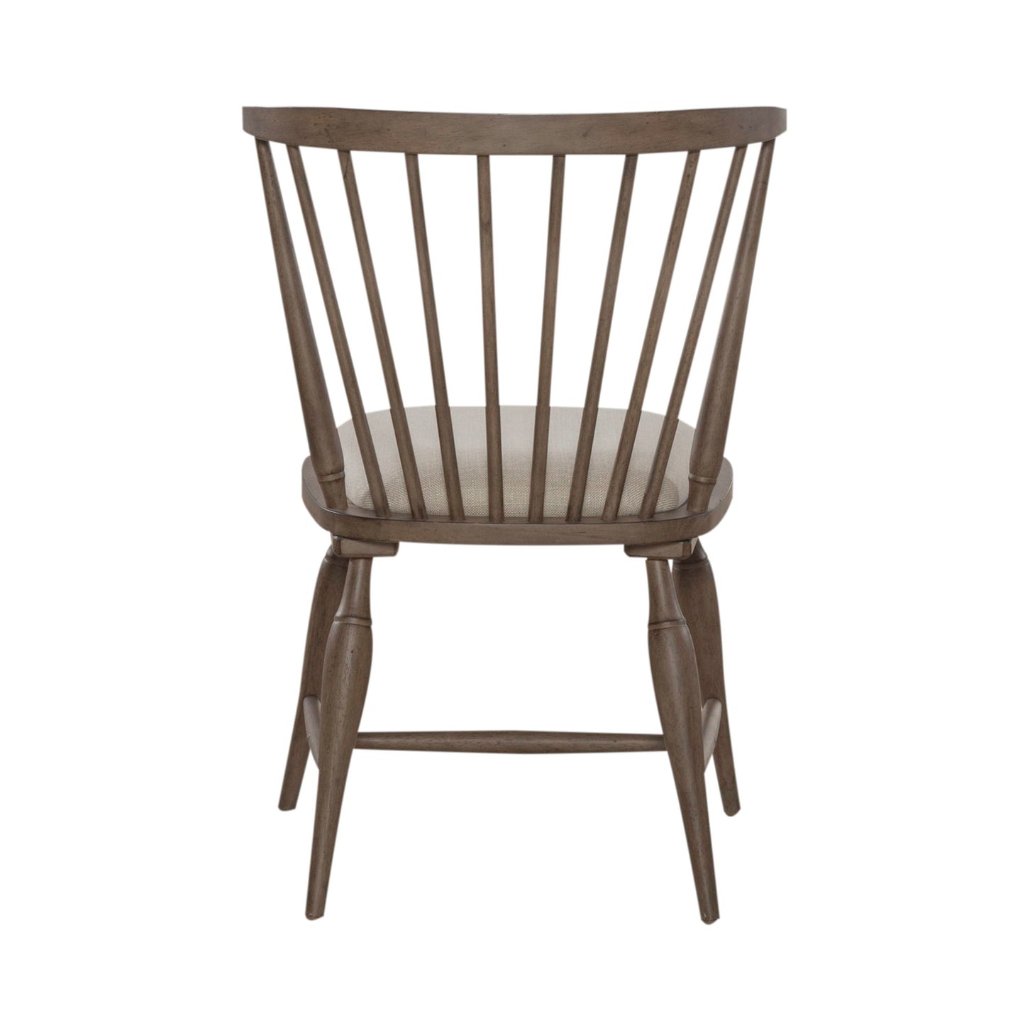 Americana Farmhouse - Upholstered Seat Windsor Chair - Dusty Taupe