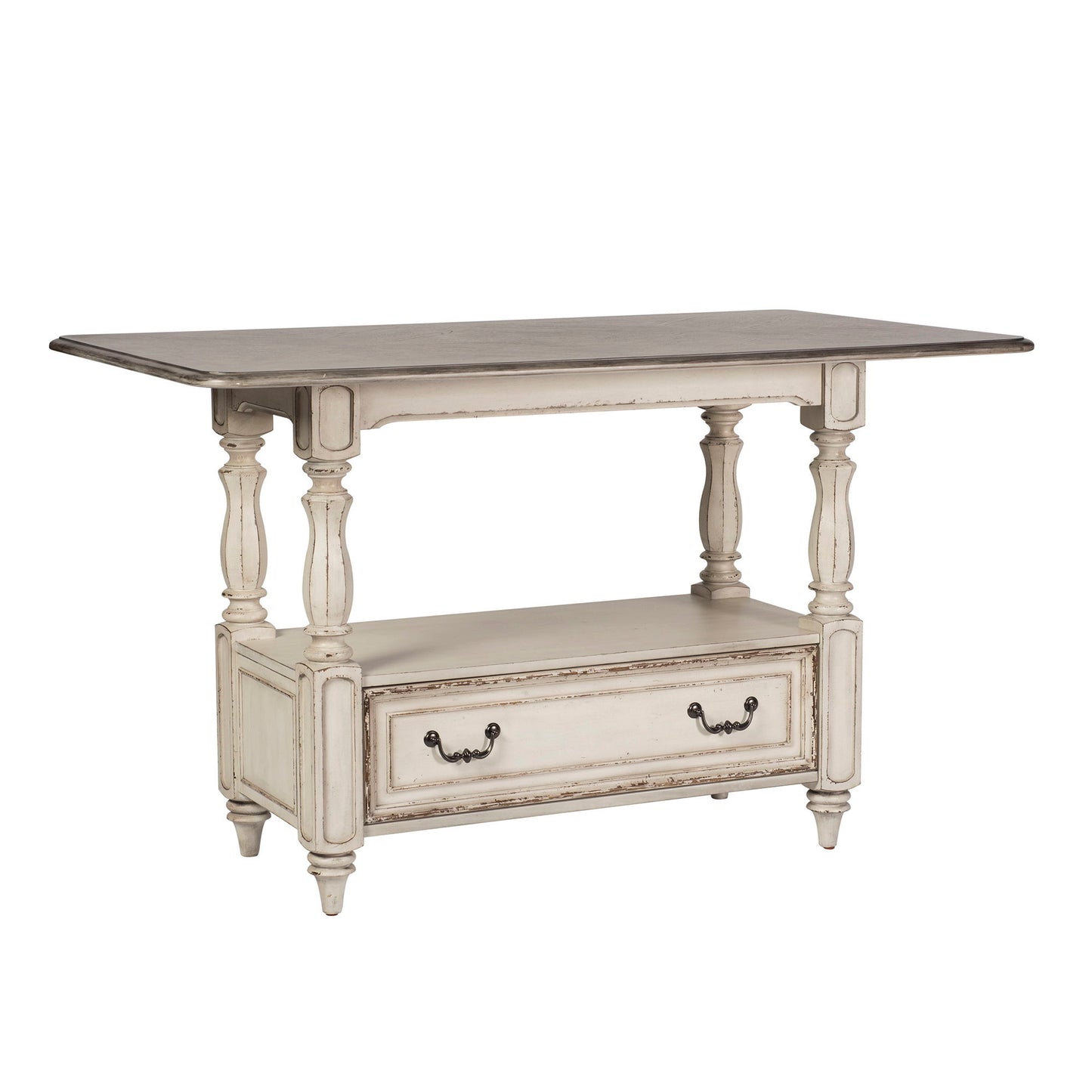 Magnolia Manor - Gathering Table - Antique White