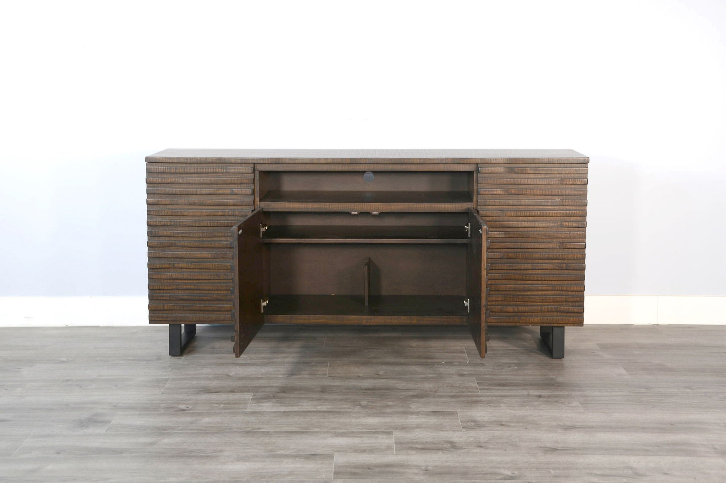 Homestead - Sled 72" Media Console - Tobacco Leaf