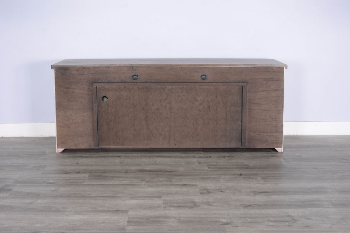 76" Media Console With Electric Fireplace