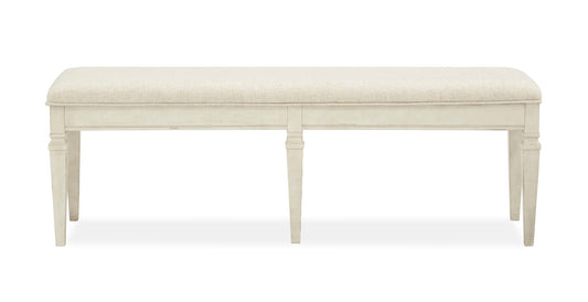 Newport - Bench With Upholstered Seat - Alabaster