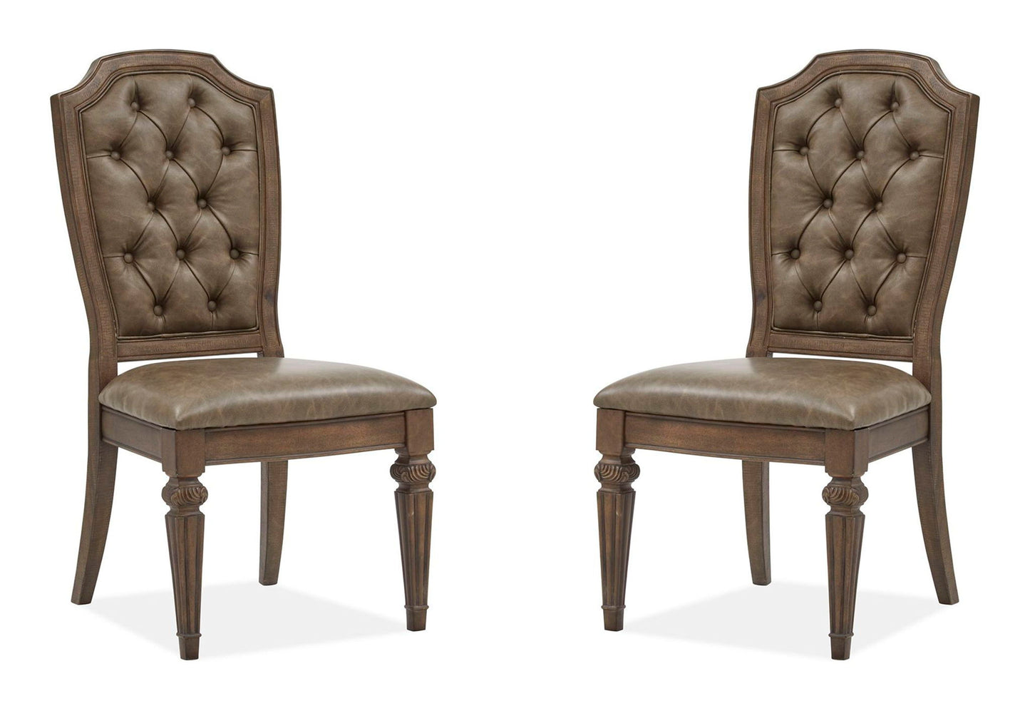 Durango - Wood Dining Side Chair With Upholstered Seat and Back (Set of 2) - Willadeene Brown