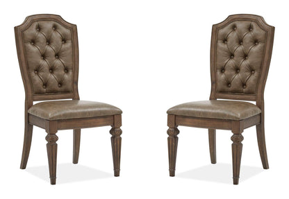 Durango - Wood Dining Side Chair With Upholstered Seat and Back (Set of 2) - Willadeene Brown