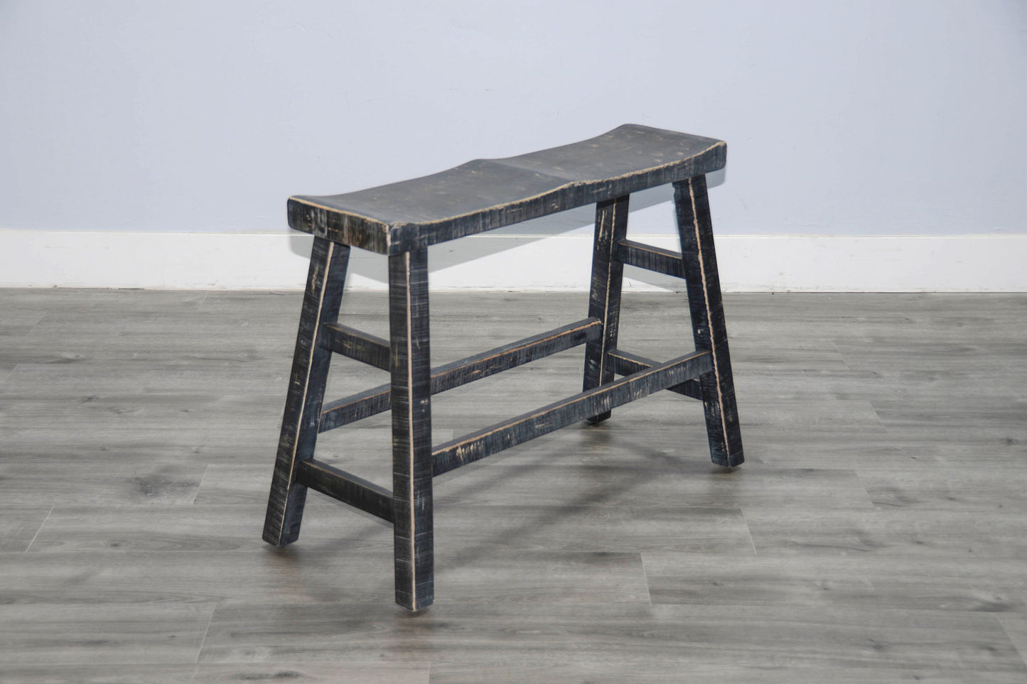 Marina - Bench With Wood Seat