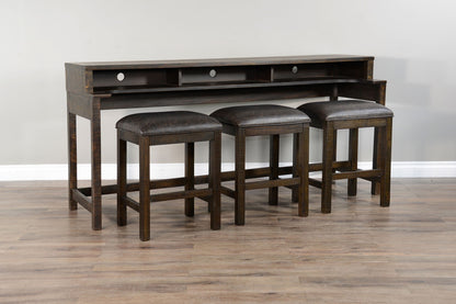 Homestead - Console Table With USB Power Pack - Tobacco Leaf