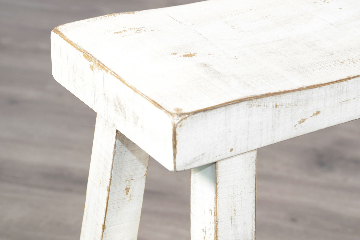 Marina - Bench With Wood Seat