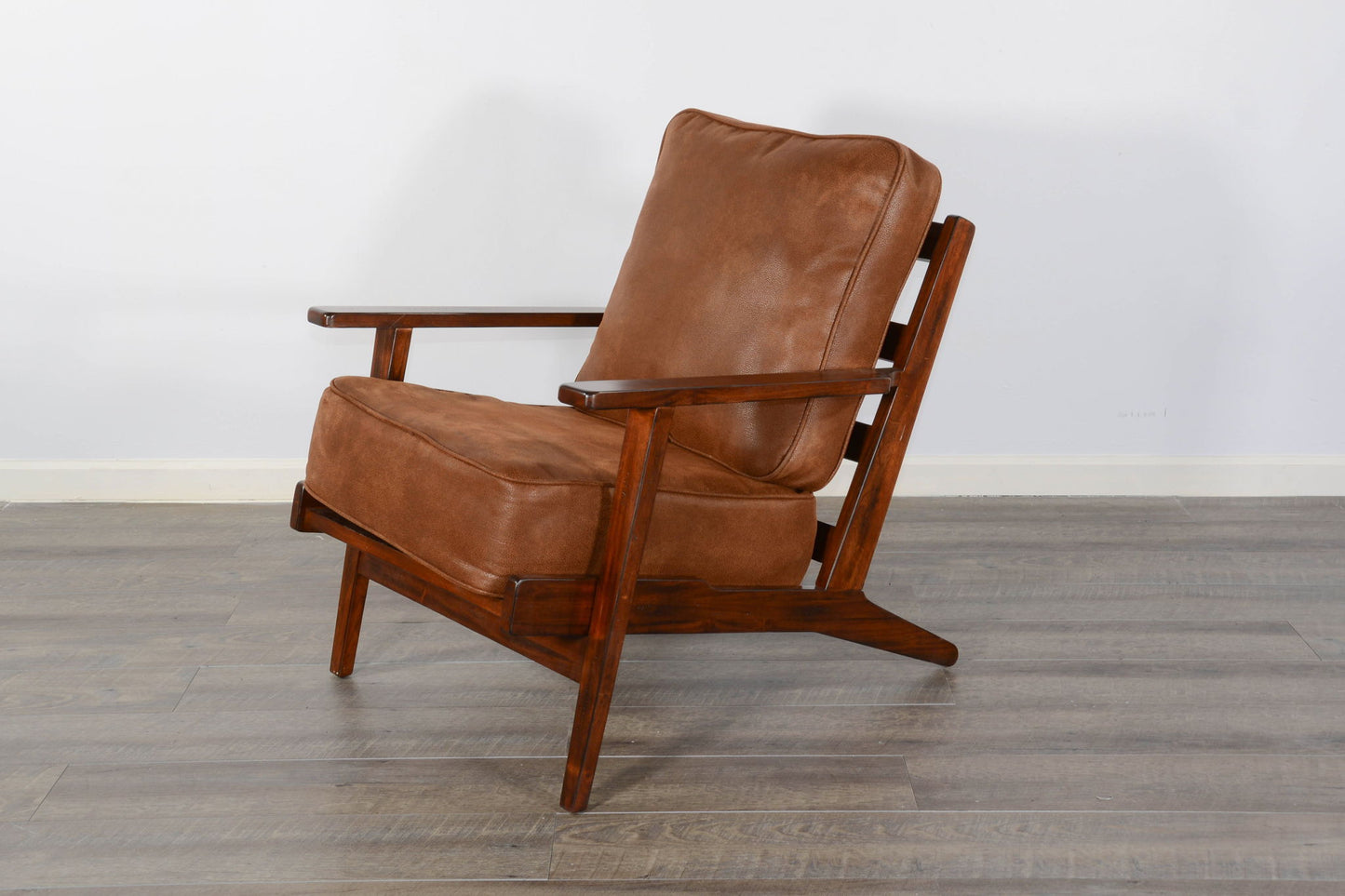 Santa Fe - Mahogany Accent Chair With Cushions - Dark Chocolate