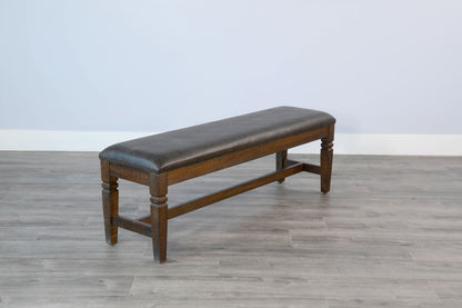Homestead - Bench, Cushion Seat - Tobacco Leaf