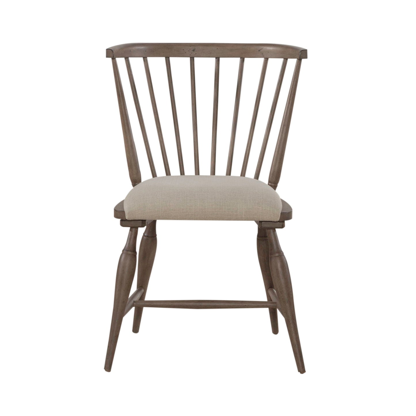 Americana Farmhouse - Upholstered Seat Windsor Chair - Dusty Taupe