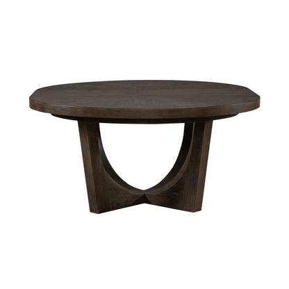 Cascade Falls - Pedestal Table - Satin Espresso
