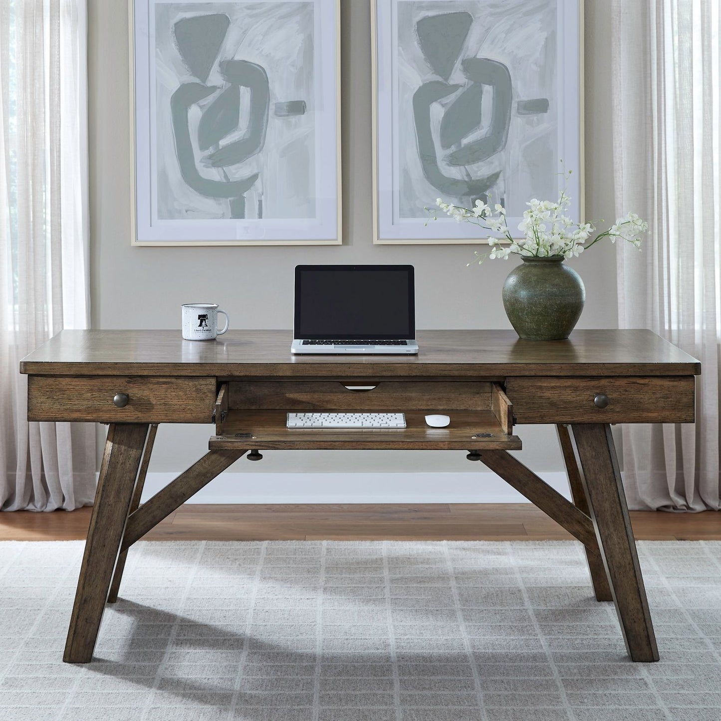 Carolina Park - Writing Desk - Amber Brown