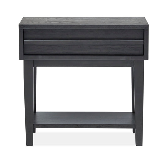 Lindon - Dark Open Nightstand - Coffee Bean