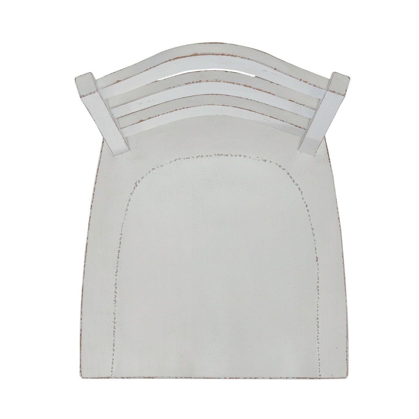 Magnolia Manor - Ladderback Swivel Bar Stool - Antique White