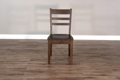 Homestead - Ladderback Chair, Wood Seat (Set of 2) - Tobacco Leaf