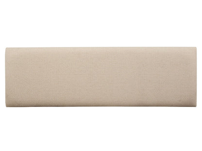 Tristan - Upholstered Backless Bench With U-Shaped Legs - Swiss Coffee