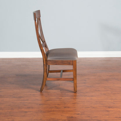 Tuscany - Crossback Chair - Dark Brown