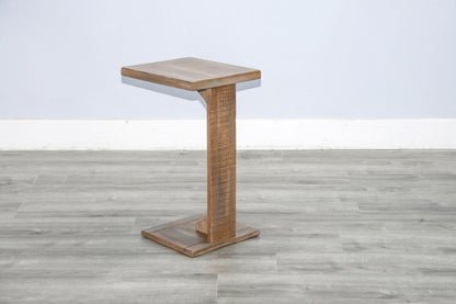 Arizona - Sofa Mate Table - Weathered Brown