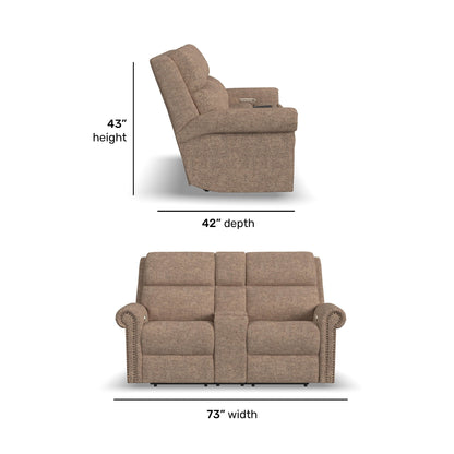 Bernard - Loveseat With Nailhead Trim
