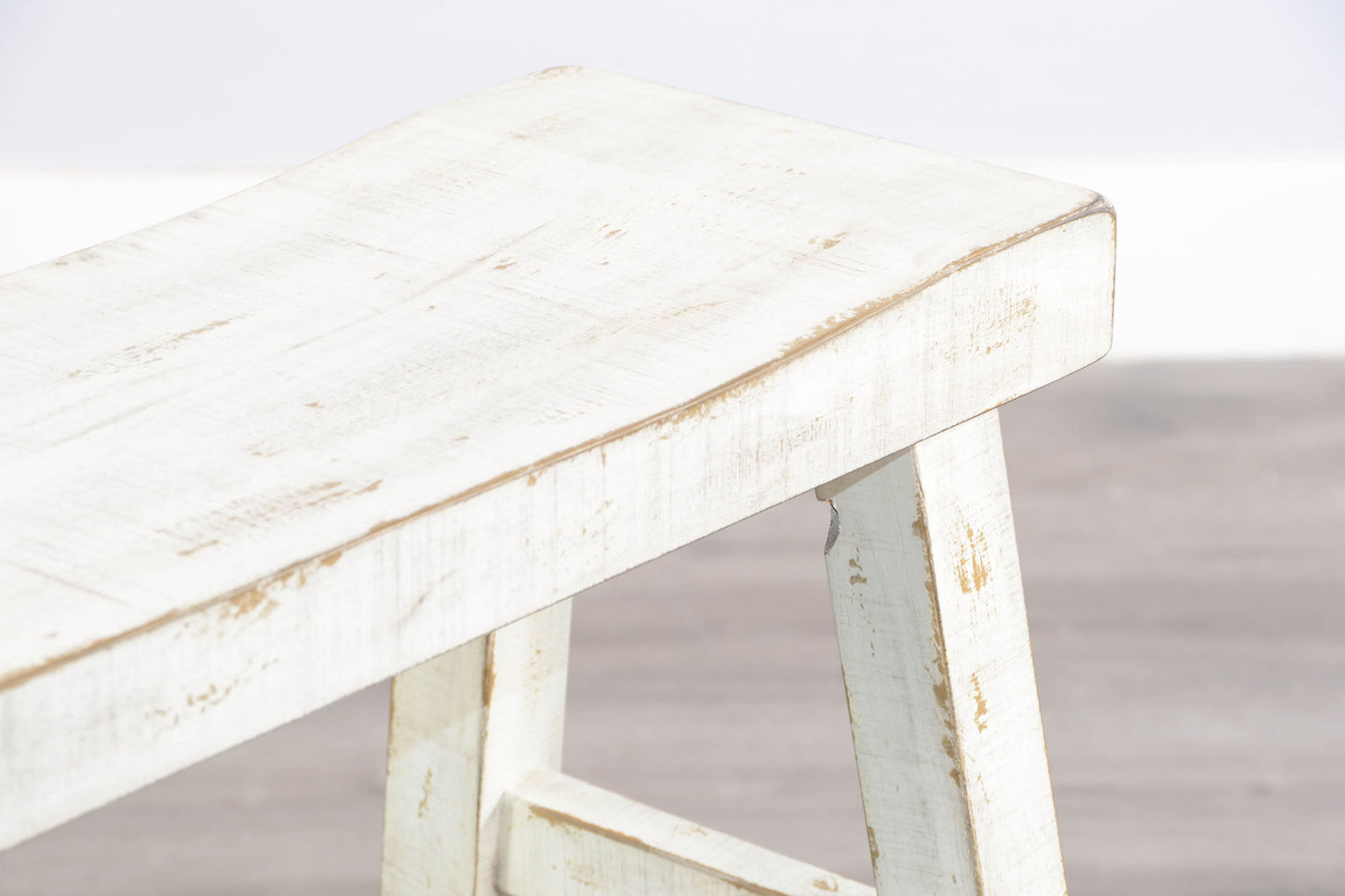 Marina - Bench With Wood Seat